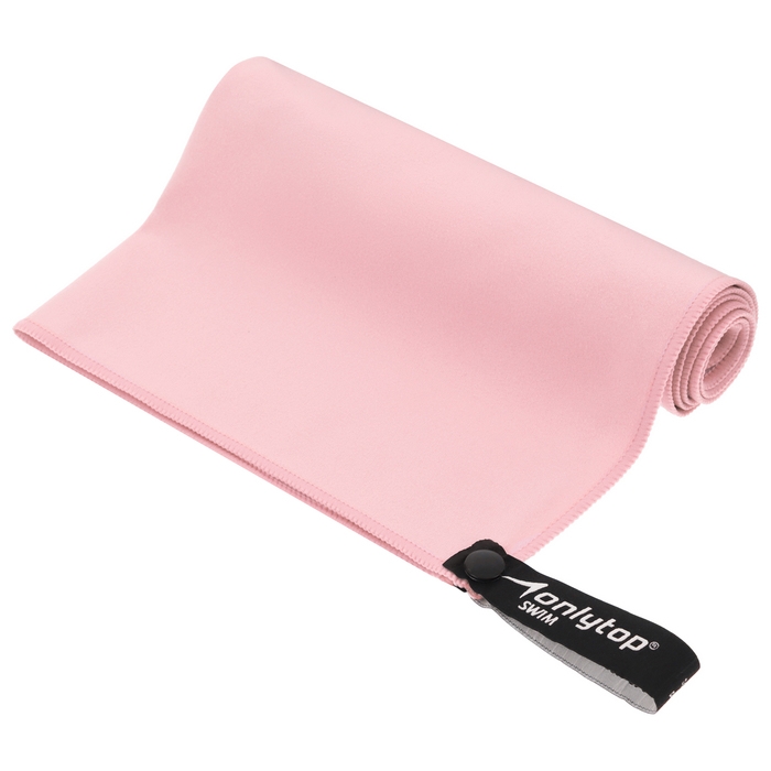 Полотенце из микрофибры ONLYTOP, 50х120 см, цвет розовый Полотенце из микрофибры ONLYTOP, 50х120 см, цвет розовый