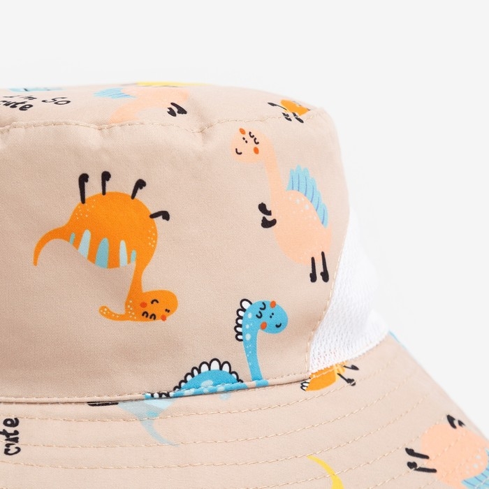 Панама детская MINAKU Панама детская MINAKU "Дино", цв, персиковый, р-р 54