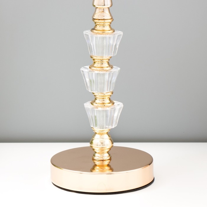 Лампа настольная Лампа настольная "Римма" 1x60Вт E27 золото 20х20х40см