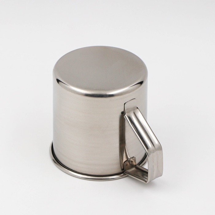 Кружка из нержавеющей стали, 250 мл, d=7.5 см Кружка из нержавеющей стали, 250 мл, d=7.5 см