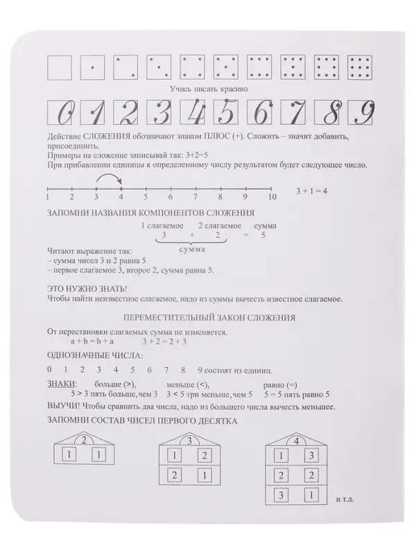 Тетрадь 12 листов в клетку &laquo;С уголком: математика&raquo;, 60-65 г/м&sup2;