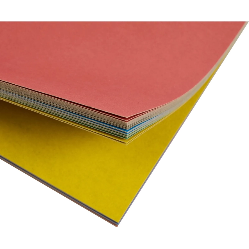 Картон цветной 50л 10цвет А4 немелов ColorPics,склейка, пакет