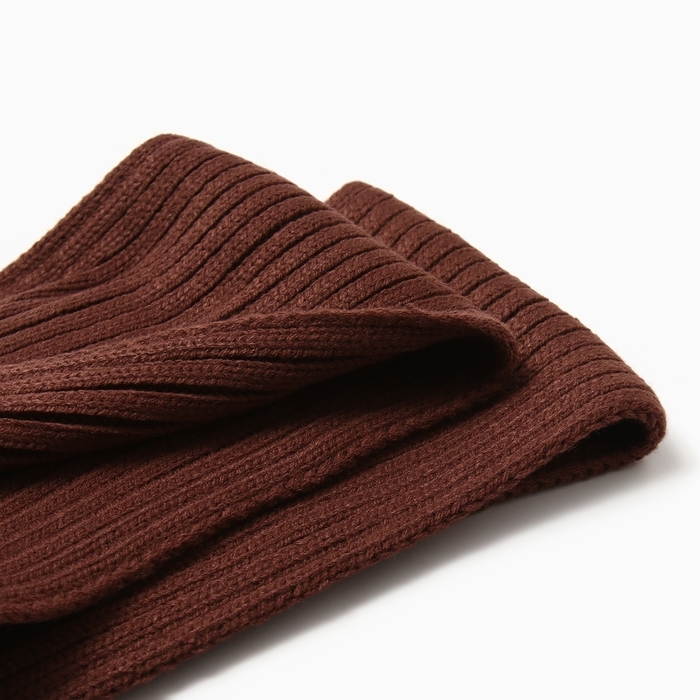 Шарф женский MINAKU, цвет кофейный, 180*18 Шарф женский MINAKU, цвет кофейный, 180*18