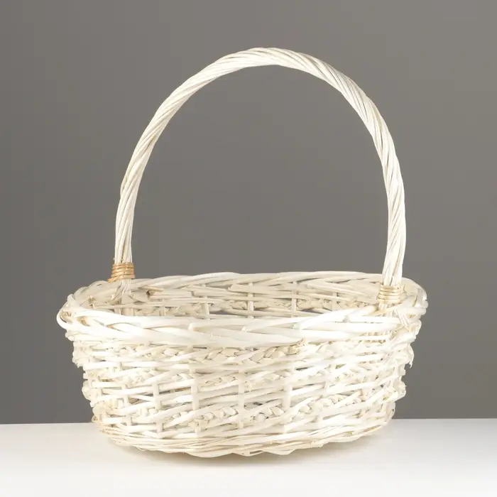 Набор корзин из 3 шт, D40х15х42 см; D35х13/37 см; D30х11/32 см, ива