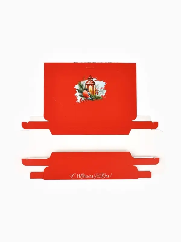 Коробка подарочная сборная &laquo;Новый год&raquo;, 20&times;2&times;10 см