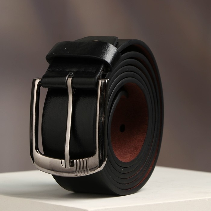 Мужской ремень «23 февраля», кожзам, цвет чёрный