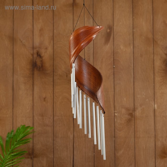 Музыка ветра Музыка ветра "Спокойство" алюминий 10х10х65 см