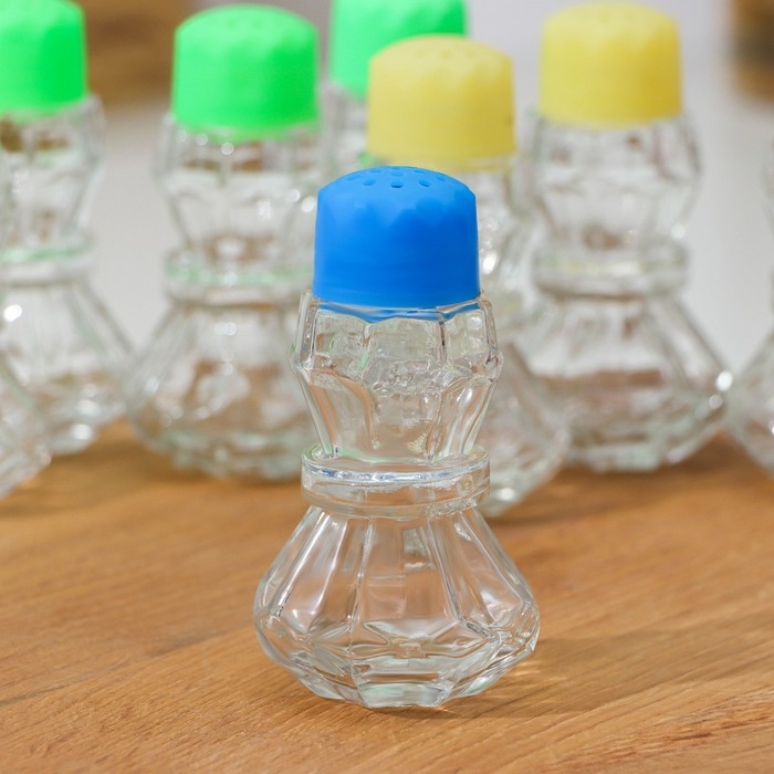 Набор для специй из стекла «Излом», 50 мл, 5×9,5 см, 25 предметов Набор для специй из стекла «Излом», 50 мл, 5×9,5 см, 25 предметов