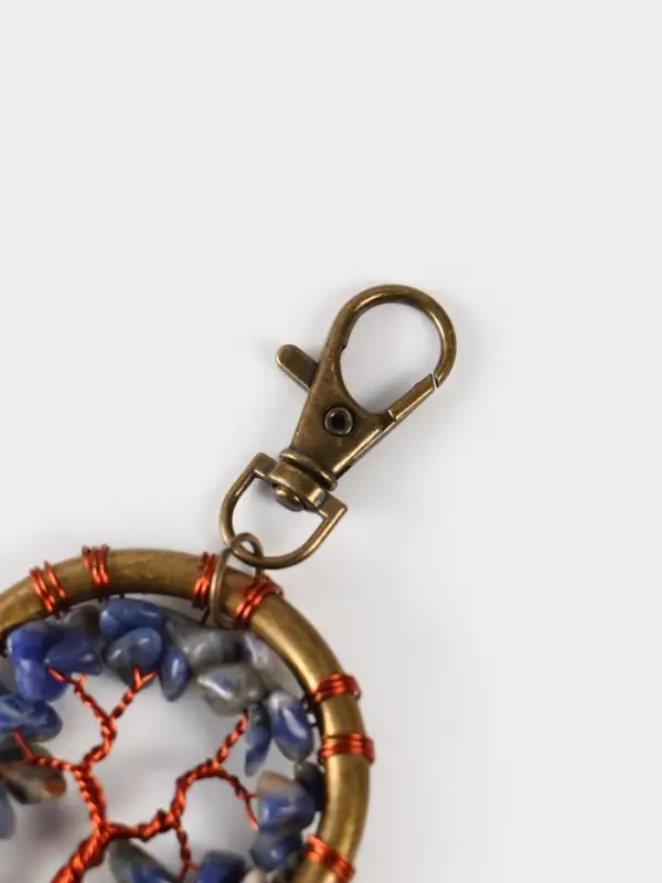 Брелок ловец снов Брелок ловец снов "Великое древо" 19 см, цв. синий