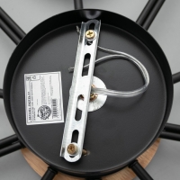 Люстра 1314/5BK LED 120Вт 3000-6000К черный 90х90х15 см BayerLux