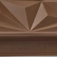 Форма для дубайского шоколада Доляна &laquo;Квадраты, пирамиды&raquo;, 2 плитки, 21&times;19&times;2.5 см, силикон, коричневая