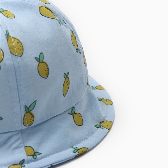 Панама детская Панама детская "Лимончик" MINAKU, цвет голубой, р-р 46