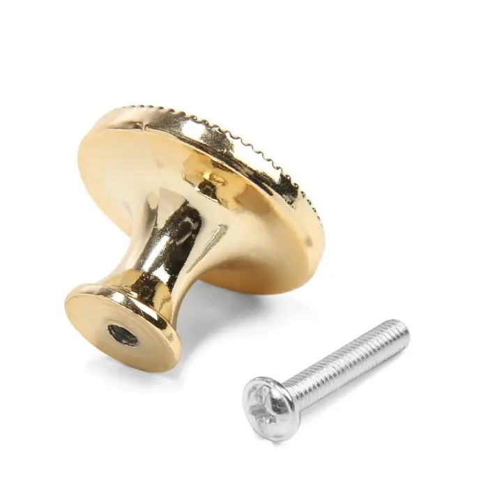 Ручка-кнопка ТУНДРА РК116GP, цвет золото