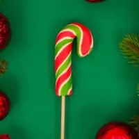 Карамель на палочке "Трость мини красно/белая/зелёная", 15 г Карамель на палочке "Трость мини красно/белая/зелёная", 15 г
