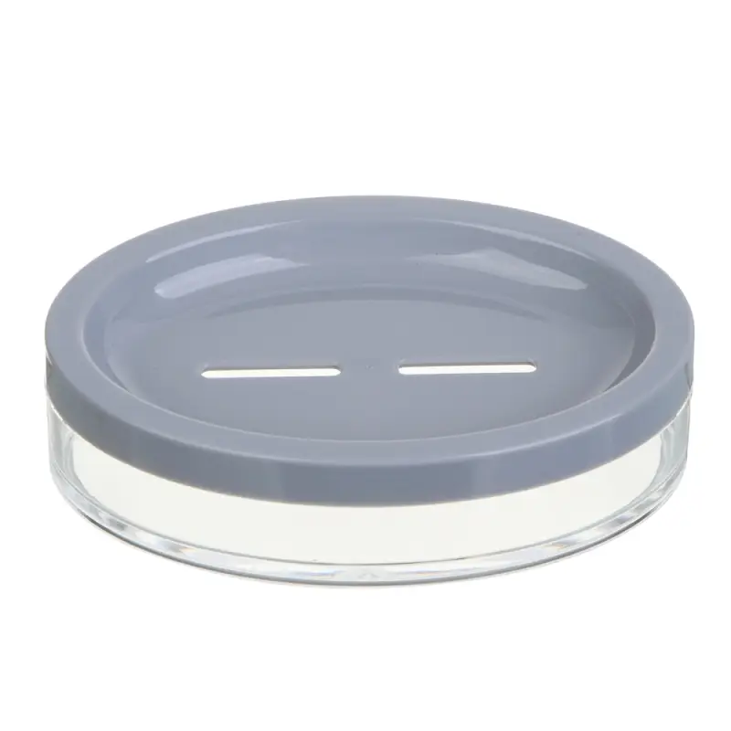 VETTA Мыльница, акрил, 13x9x3 см, серый