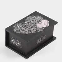 Шкатулка &laquo;Сердца&raquo;, 18&times;12&times;8 см, МДФ