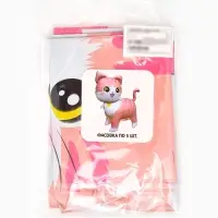 Воздушный шар фольгированный 22" &laquo;Розовая кошка&raquo;, фигура под воздух