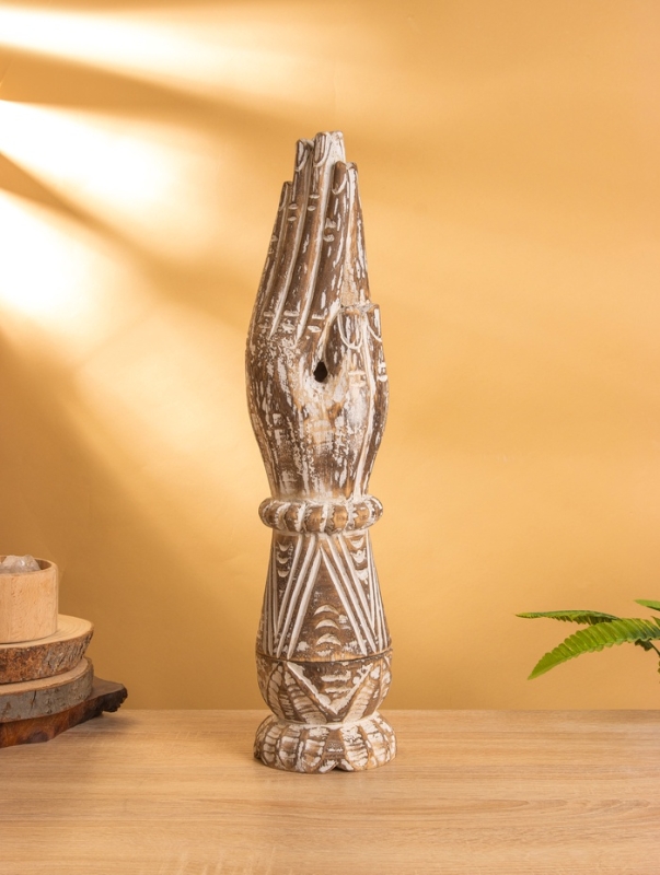 Сувенир «Рука», 12×12×49 +/-1 см, дерево, бежевый Сувенир «Рука», 12×12×49 +/-1 см, дерево, бежевый