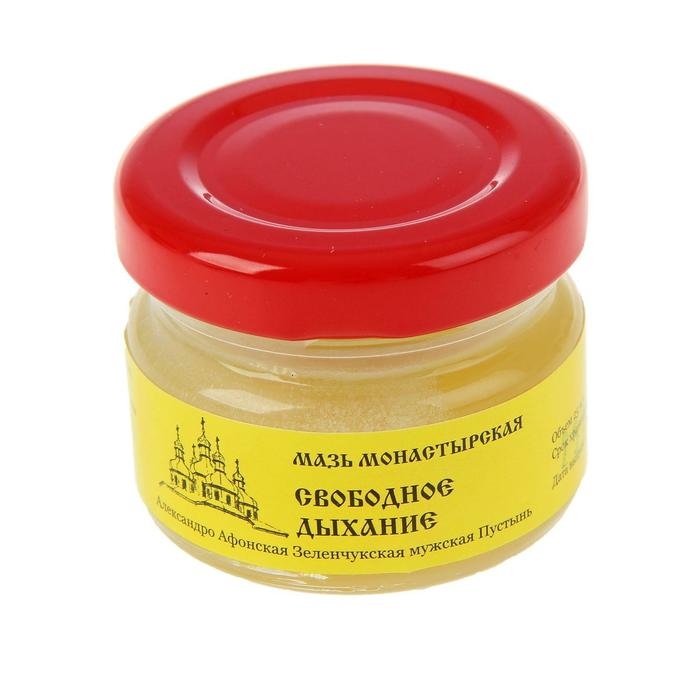 Мазь монастырская «Бизорюк. Свободное дыхание», 28 мл Мазь монастырская «Бизорюк. Свободное дыхание», 28 мл