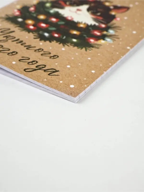 Блокнот А6 32 листа МИКС  Блокнот А6 32 листа МИКС "Уютный крафт"