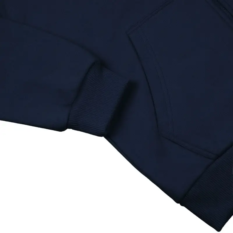 Толстовка на молнии с капюшоном Siverga Heavy 2.0, темно-синяя, размер S