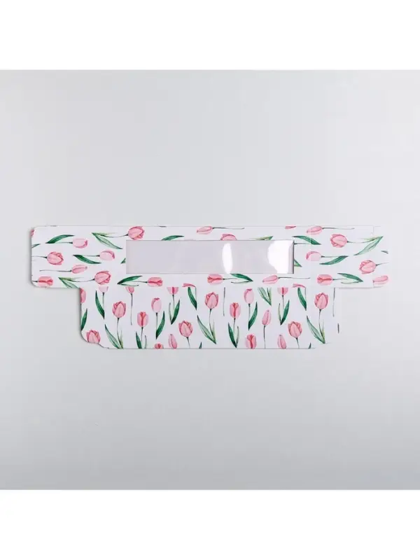Коробка для макарун, кондитерская упаковка &laquo;8 марта&raquo;, 5.5&times;18&times;5.5 см