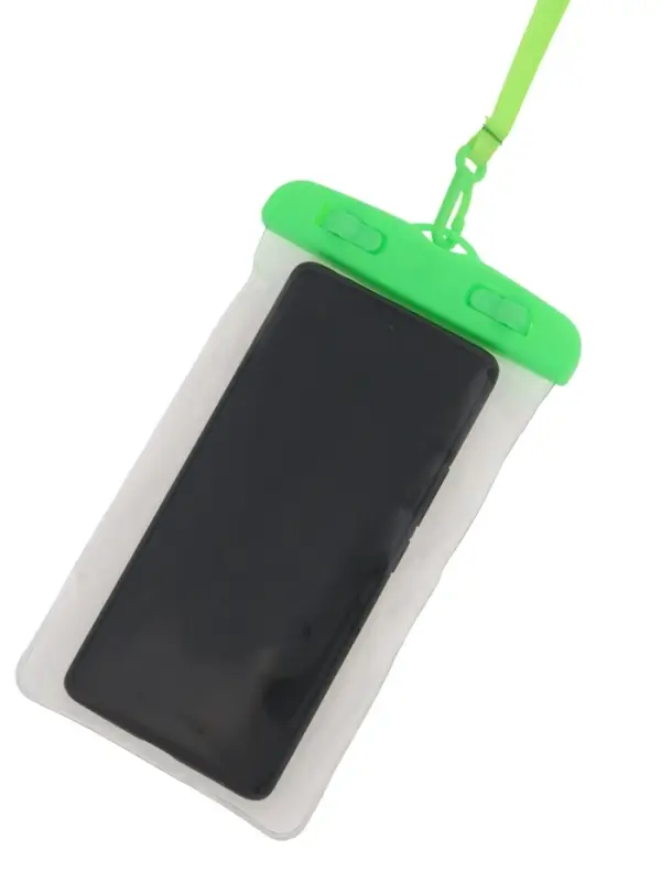 Чехол водонепроницаемый Luazon для телефонов, размер 20&times;10.5 см, зелёный
