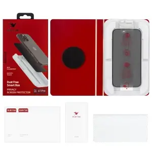 Защитное стекло для iPhone 17 Pro RUBYTAK Privacy с аппликатором