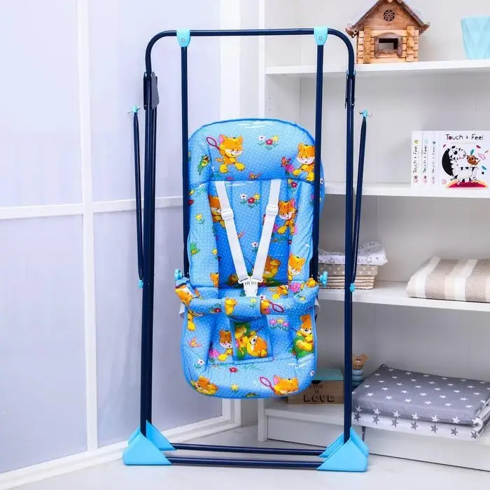 Качели детские напольные &laquo;Ветерок-Люкс&raquo;, синий, МИКС