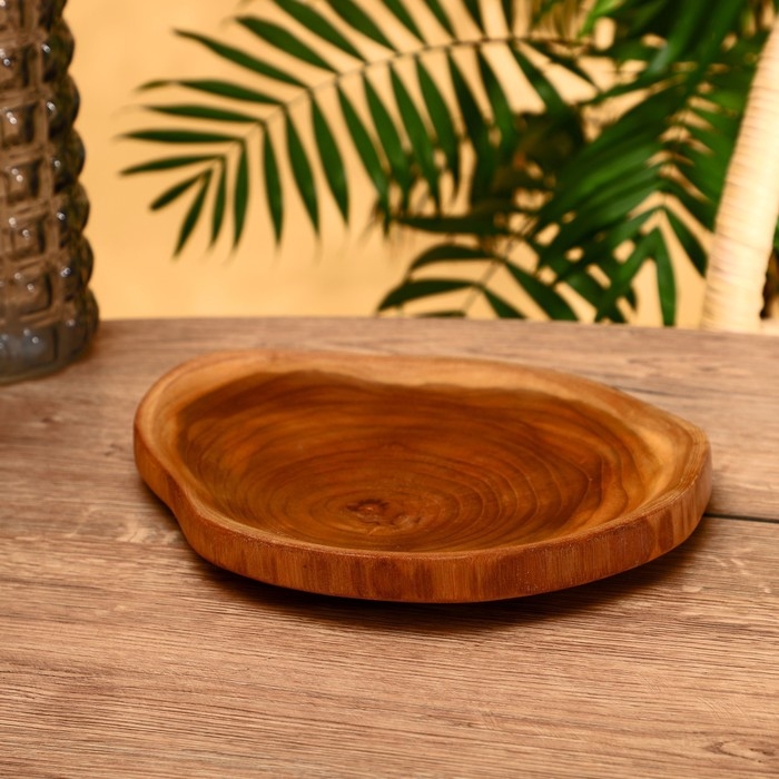 Блюдо, 29-27 см, тиковое дерево Блюдо, 29-27 см, тиковое дерево