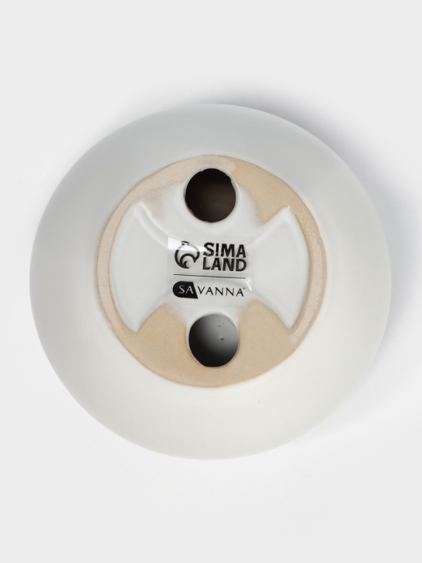 Ёршик для унитаза Доляна Wave, белый Ёршик для унитаза Доляна Wave, белый