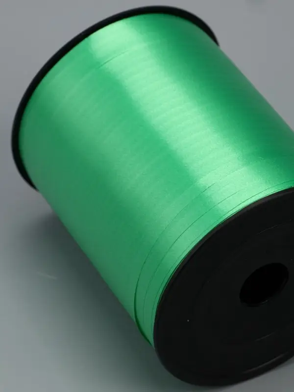 Лента для декора и подарков, зеленый, 0,5 см х 500 м