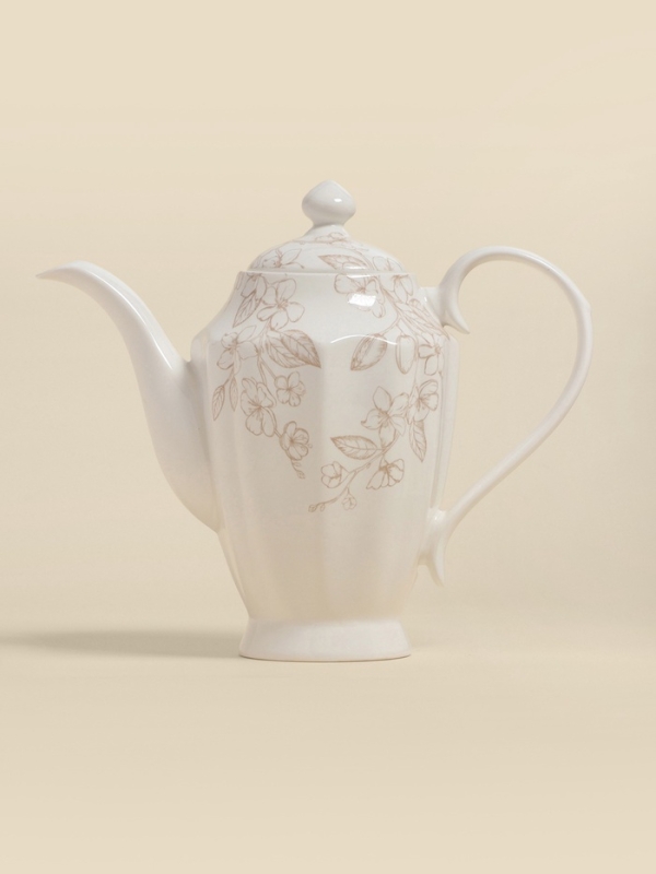 Заварочный чайник SL Home «Аманде», 27,5×14×24 см, фарфор, белый Заварочный чайник SL Home «Аманде», 27,5×14×24 см, фарфор, белый