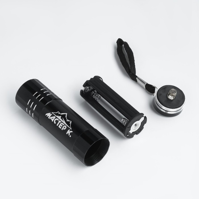 Фонарь ручной Фонарь ручной "Мастер К" MHB-W1D9, 9LED, 90 Лм, 1 режим, 3 ААА