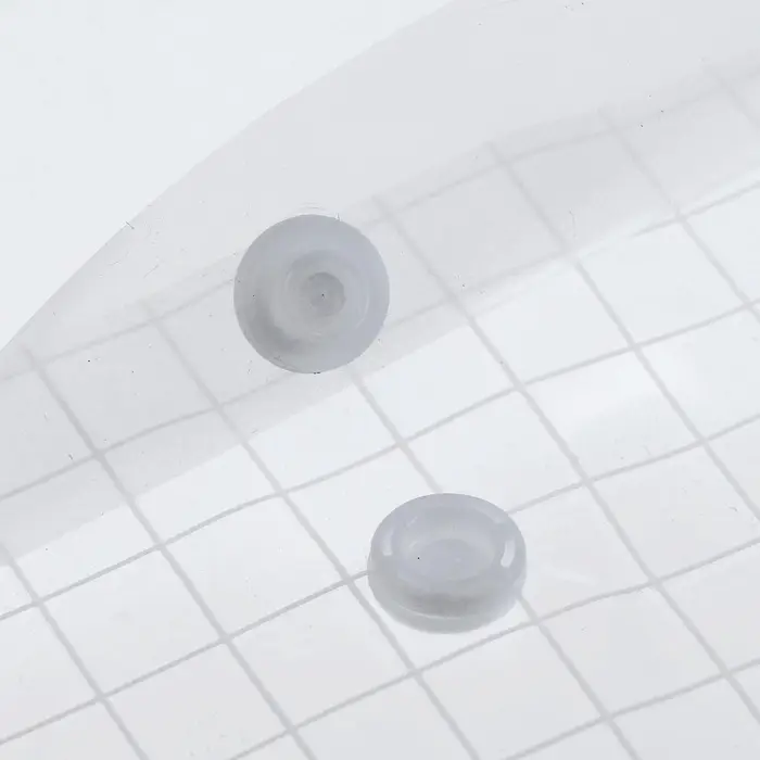 Папка-конверт на кнопке, А4, 120 мкм, Calligrata &laquo;Клетка&raquo;, прозрачный, бесцветный