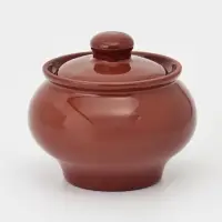 Горшок для запекания Псковский гончар &laquo;Стандарт&raquo;, 330 л, керамика, коричневый