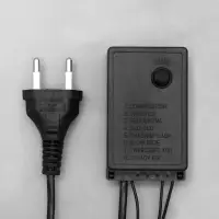 Гирлянда &laquo;Бахрома&raquo; 4&times;0.6 м, IP44, тёмная нить, 180 LED, свечение синее, 8 режимов, 220 В