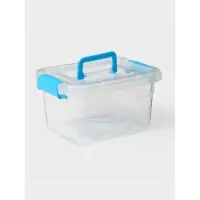 Контейнер для хранения Доляна, 20&times;15&times;10.5 см, крышка с ручкой на защёлке, МИКС