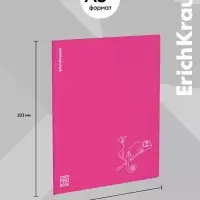 Тетрадь 48 листов в клетку ErichKrause Silhouette, 60 г/м&sup2;, обложка мелованный картон, МИКС