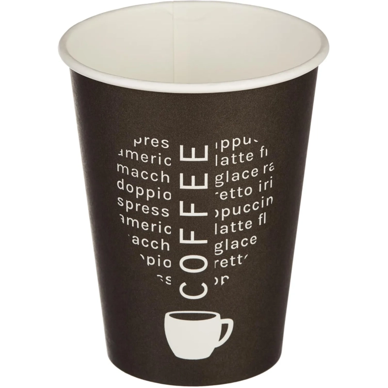Стакан одноразовый бум односл. 300мл d-90мм SP12 love coffee (MIX) 50шт/уп