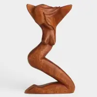 Абстракция &laquo;Красота&raquo;, 14&times;4&times;25 см, дерево суар
