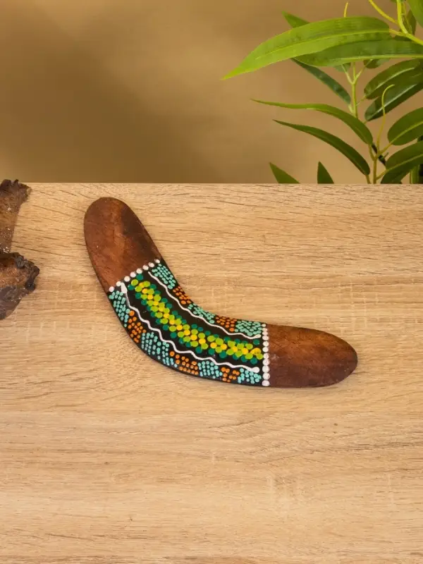 Сувенир "Бумеранг" албезия, 20х6х1 см, МИКС