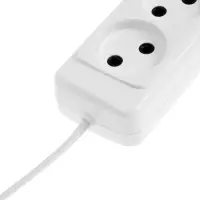 Удлинитель СТАРТ УХ6-103, 3 розетки, 5 м, 6 А, ШВВП, с заземлением, белый