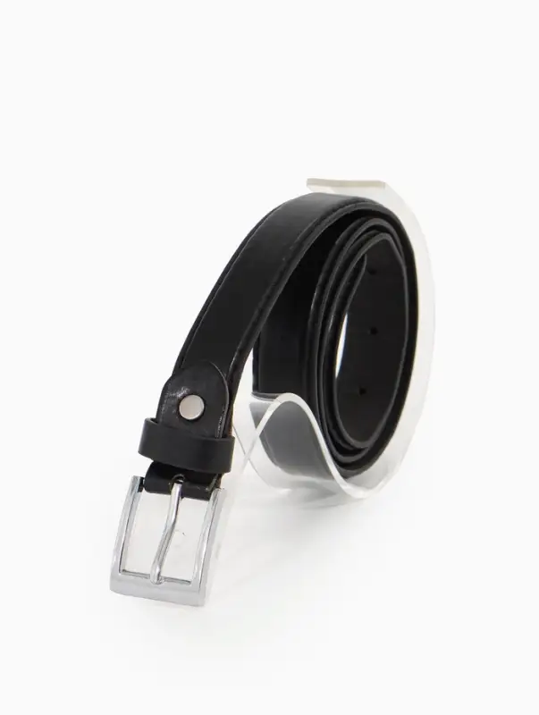 Ремень дет 04-01-02-01, 2,2*0,3*75-90 см, винт, пряж мет, черный