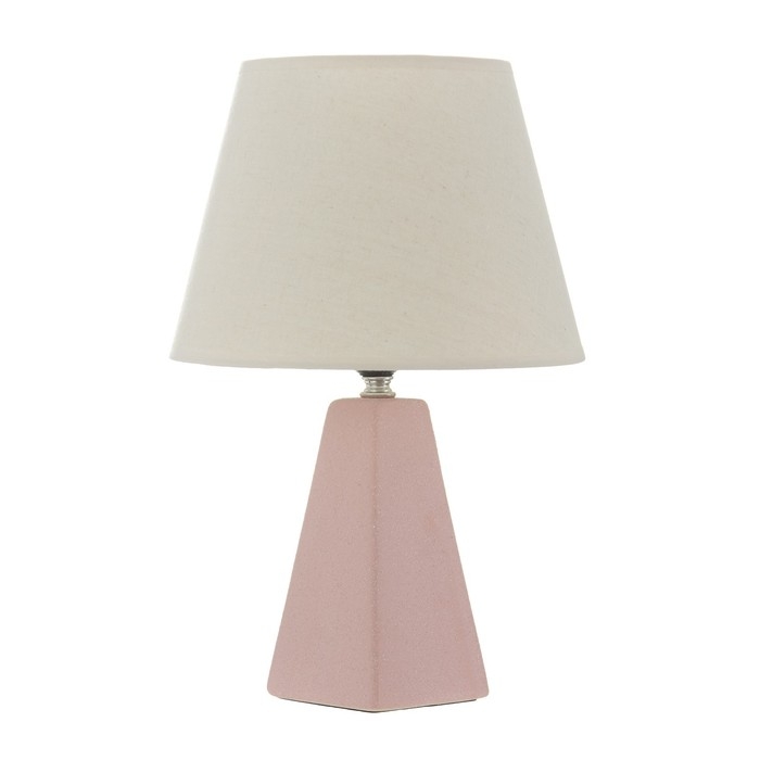 Настольная лампа Настольная лампа "Альберта" Е27 40Вт розовый 25х25х36см RISALUX