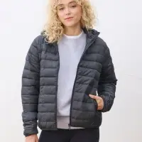 Куртка с капюшоном женская Stream Women, темно-синяя, размер S