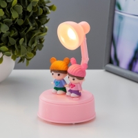 Ночник "Друзья" LED от батареек 3хААА 7,7х7,5х12,5 см RISALUX