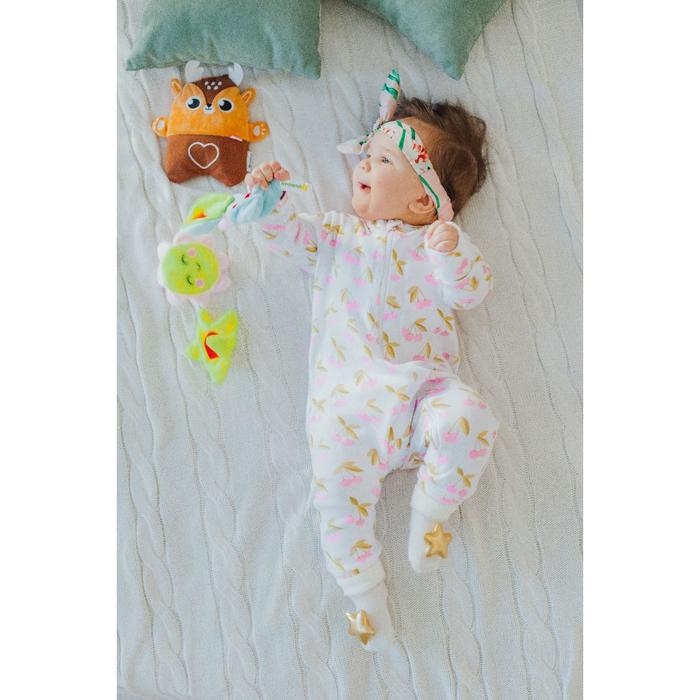 Развивающий набор игрушек-погремушек «Счастливый малыш», 4 шт, виды МИКС, Крошка Я Развивающий набор игрушек-погремушек «Счастливый малыш», 4 шт, виды МИКС, Крошка Я