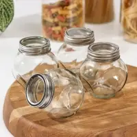 Набор банок стеклянных для сыпучих продуктов «Классика», 200 мл, 4 шт Набор банок стеклянных для сыпучих продуктов «Классика», 200 мл, 4 шт