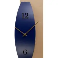 Часы настенные, интерьерные "Волна", бесшумные, 43 х 14 см, темно-синие Часы настенные, интерьерные "Волна", бесшумные, 43 х 14 см, темно-синие